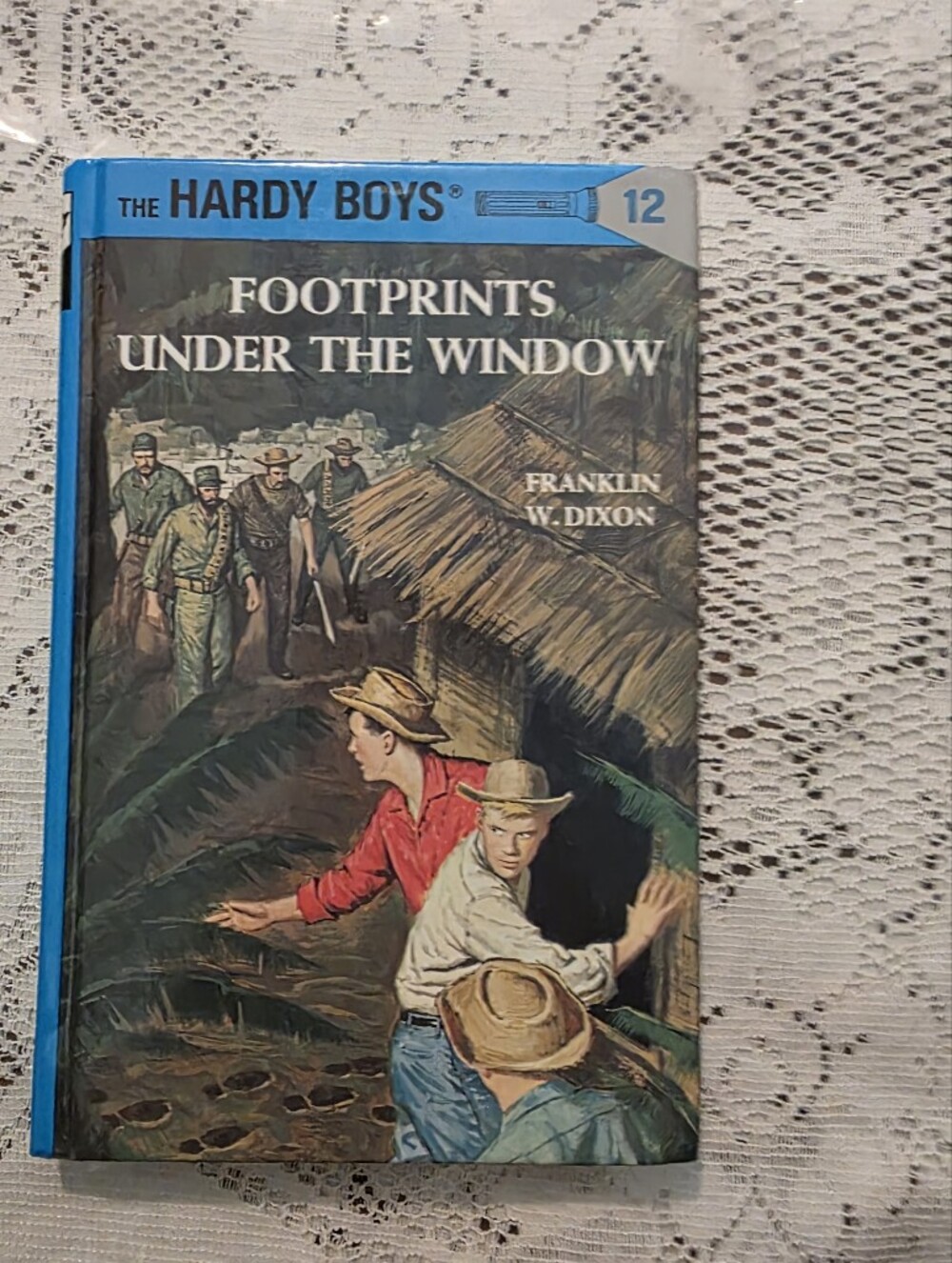 Hardy Boys #12 Footprints Under the Window Dixon Grosset Dunlap Hardcover